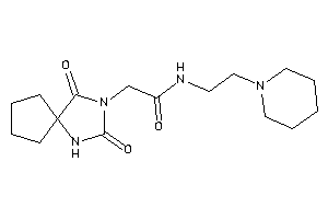 Image of 2-(2,4-diketo-1,3-diazaspiro[4.4]nonan-3-yl)-N-(2-piperidinoethyl)acetamide