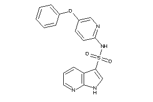 N-(5-phenoxy-2-pyridyl)-1H-pyrrolo[2,3-b]pyridine-3-sulfonamide