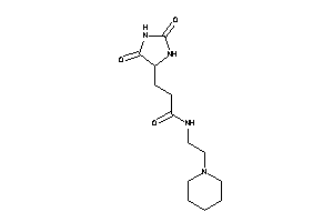 3-(2,5-diketoimidazolidin-4-yl)-N-(2-piperidinoethyl)propionamide