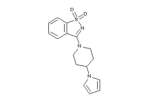 3-(4-pyrrol-1-ylpiperidino)-1,2-benzothiazole 1,1-dioxide