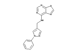 Oxazolo[5,4-d]pyrimidin-7-yl-[(1-phenylpyrazol-4-yl)methyl]amine