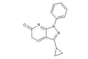 3-cyclopropyl-1-phenyl-5H-pyrazolo[3,4-b]pyridin-6-one