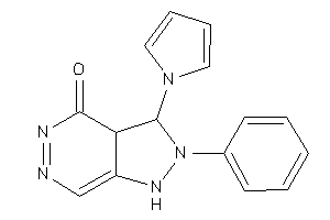 Image of 2-phenyl-3-pyrrol-1-yl-3,3a-dihydro-1H-pyrazolo[3,4-d]pyridazin-4-one