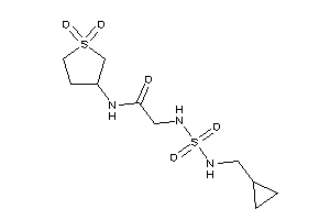 2-(cyclopropylmethylsulfamoylamino)-N-(1,1-diketothiolan-3-yl)acetamide