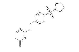 2-[2-(4-pyrrolidinosulfonylphenyl)ethyl]-5H-pyrimidin-4-one