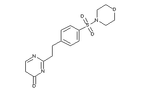 2-[2-(4-morpholinosulfonylphenyl)ethyl]-5H-pyrimidin-4-one