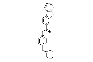 1-(9H-fluoren-2-yl)-2-[4-(piperidinomethyl)pyridin-1-ium-1-yl]ethanone