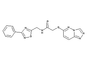 N-[(3-phenyl-1,2,4-oxadiazol-5-yl)methyl]-2-([1,2,4]triazolo[3,4-f]pyridazin-6-yloxy)acetamide