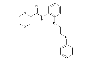 N-[2-(2-phenoxyethoxy)phenyl]-1,4-dioxane-2-carboxamide