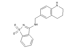 (1,1-diketo-1,2-benzothiazol-3-yl)-(1,2,3,4-tetrahydroquinolin-6-ylmethyl)amine