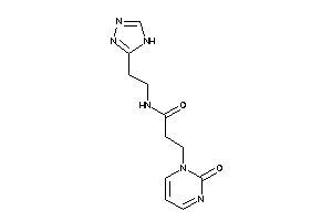 3-(2-ketopyrimidin-1-yl)-N-[2-(4H-1,2,4-triazol-3-yl)ethyl]propionamide