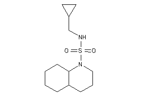 N-(cyclopropylmethyl)-3,4,4a,5,6,7,8,8a-octahydro-2H-quinoline-1-sulfonamide