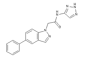 2-(5-phenylindazol-1-yl)-N-(2H-triazol-4-yl)acetamide