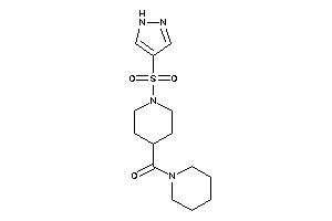 Piperidino-[1-(1H-pyrazol-4-ylsulfonyl)-4-piperidyl]methanone