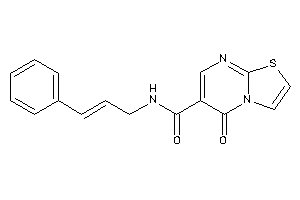 N-cinnamyl-5-keto-thiazolo[3,2-a]pyrimidine-6-carboxamide