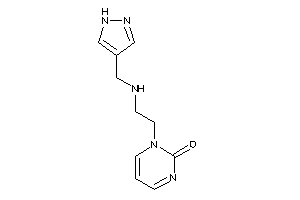 1-[2-(1H-pyrazol-4-ylmethylamino)ethyl]pyrimidin-2-one