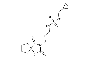 3-[3-(cyclopropylmethylsulfamoylamino)propyl]-1,3-diazaspiro[4.4]nonane-2,4-quinone