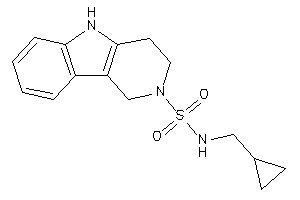 N-(cyclopropylmethyl)-1,3,4,5-tetrahydropyrido[4,3-b]indole-2-sulfonamide