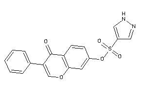 1H-pyrazole-4-sulfonic Acid (4-keto-3-phenyl-chromen-7-yl) Ester