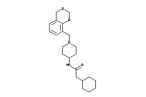 N-[1-(4H-1,3-benzodioxin-8-ylmethyl)-4-piperidyl]-2-cyclohexyl-acetamide