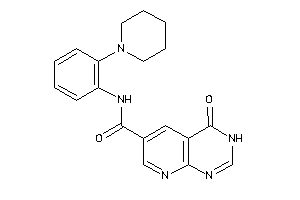Image of 4-keto-N-(2-piperidinophenyl)-3H-pyrido[2,3-d]pyrimidine-6-carboxamide