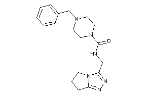 4-benzyl-N-(6,7-dihydro-5H-pyrrolo[2,1-c][1,2,4]triazol-3-ylmethyl)piperazine-1-carboxamide