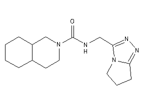 N-(6,7-dihydro-5H-pyrrolo[2,1-c][1,2,4]triazol-3-ylmethyl)-3,4,4a,5,6,7,8,8a-octahydro-1H-isoquinoline-2-carboxamide