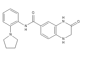 3-keto-N-(2-pyrrolidinophenyl)-2,4-dihydro-1H-quinoxaline-6-carboxamide