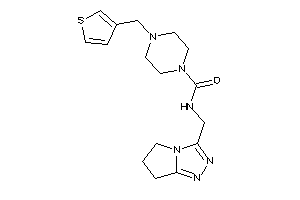 N-(6,7-dihydro-5H-pyrrolo[2,1-c][1,2,4]triazol-3-ylmethyl)-4-(3-thenyl)piperazine-1-carboxamide