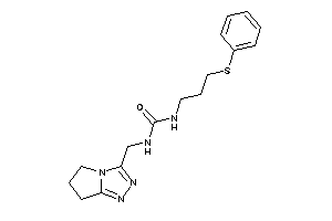 1-(6,7-dihydro-5H-pyrrolo[2,1-c][1,2,4]triazol-3-ylmethyl)-3-[3-(phenylthio)propyl]urea