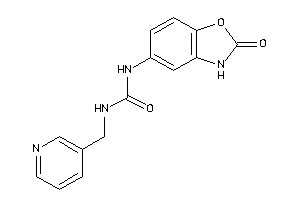 1-(2-keto-3H-1,3-benzoxazol-5-yl)-3-(3-pyridylmethyl)urea