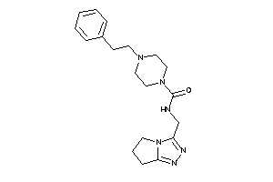 N-(6,7-dihydro-5H-pyrrolo[2,1-c][1,2,4]triazol-3-ylmethyl)-4-phenethyl-piperazine-1-carboxamide