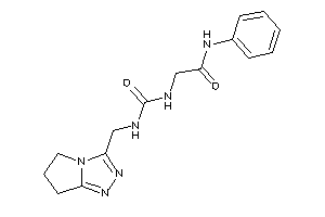 2-(6,7-dihydro-5H-pyrrolo[2,1-c][1,2,4]triazol-3-ylmethylcarbamoylamino)-N-phenyl-acetamide