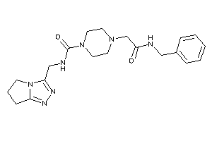 4-[2-(benzylamino)-2-keto-ethyl]-N-(6,7-dihydro-5H-pyrrolo[2,1-c][1,2,4]triazol-3-ylmethyl)piperazine-1-carboxamide