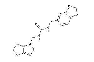 1-(6,7-dihydro-5H-pyrrolo[2,1-c][1,2,4]triazol-3-ylmethyl)-3-piperonyl-urea