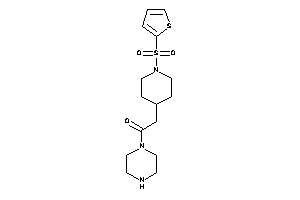 Image of 1-piperazino-2-[1-(2-thienylsulfonyl)-4-piperidyl]ethanone