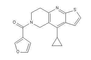 (4-cyclopropyl-7,8-dihydro-5H-thieno[2,3-b][1,6]naphthyridin-6-yl)-(3-furyl)methanone