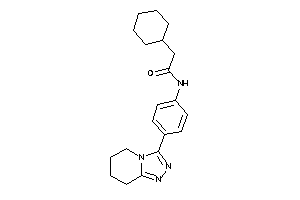 2-cyclohexyl-N-[4-(5,6,7,8-tetrahydro-[1,2,4]triazolo[4,3-a]pyridin-3-yl)phenyl]acetamide