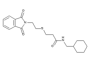 N-(cyclohexylmethyl)-3-(2-phthalimidoethylthio)propionamide