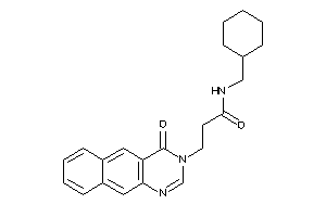 N-(cyclohexylmethyl)-3-(4-ketobenzo[g]quinazolin-3-yl)propionamide