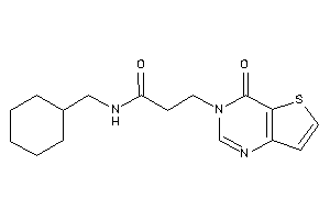 N-(cyclohexylmethyl)-3-(4-ketothieno[3,2-d]pyrimidin-3-yl)propionamide