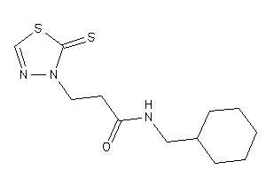 N-(cyclohexylmethyl)-3-(2-thioxo-1,3,4-thiadiazol-3-yl)propionamide