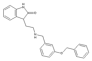 3-[2-[(3-benzoxybenzyl)amino]ethyl]oxindole