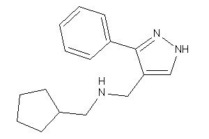 Cyclopentylmethyl-[(3-phenyl-1H-pyrazol-4-yl)methyl]amine