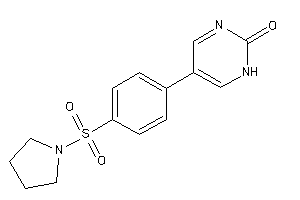 5-(4-pyrrolidinosulfonylphenyl)-1H-pyrimidin-2-one