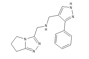 6,7-dihydro-5H-pyrrolo[2,1-c][1,2,4]triazol-3-ylmethyl-[(3-phenyl-1H-pyrazol-4-yl)methyl]amine