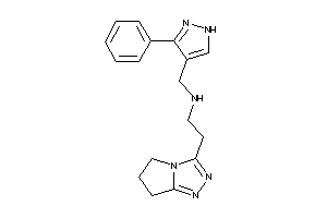 2-(6,7-dihydro-5H-pyrrolo[2,1-c][1,2,4]triazol-3-yl)ethyl-[(3-phenyl-1H-pyrazol-4-yl)methyl]amine