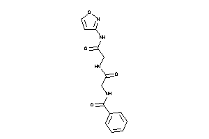 N-[2-[[2-(isoxazol-3-ylamino)-2-keto-ethyl]amino]-2-keto-ethyl]benzamide