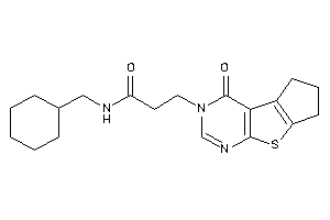 N-(cyclohexylmethyl)-3-(ketoBLAHyl)propionamide