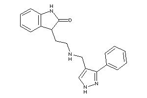 3-[2-[(3-phenyl-1H-pyrazol-4-yl)methylamino]ethyl]oxindole